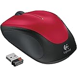 Logitech M235 Wireless Mouse (Red)