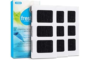 FRESH Paultra2 Refrigerator Air Filter Replacement for Frigidaire, Pureair Ultra 2, Pure Air Ultra 2, Pureair Ultra ll, Electrolux 242047805, 5303918847, EAP12364179 (3 Pack) Air filter by MIST