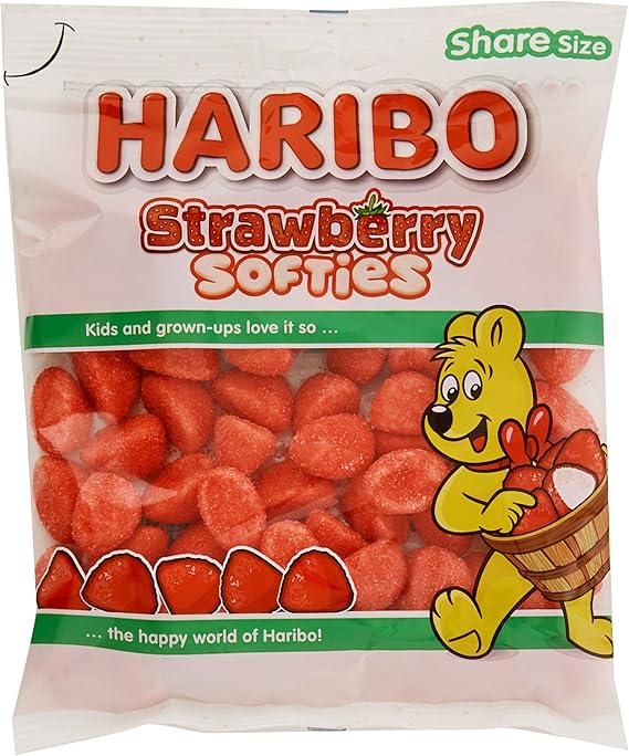 Haribo Strawberry Softies, 160 g, Pack of 26 Amazon.co.uk Grocery