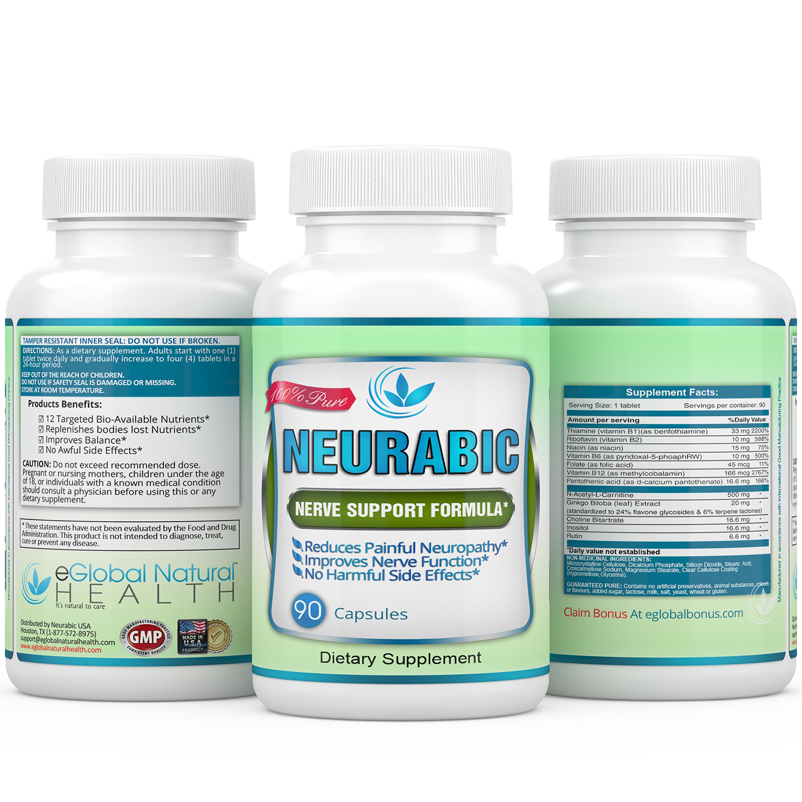 Neuropathy Nerve Support Formula Neuropathy Vitamins Nutritional