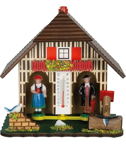 Amazon.com: Trenkle German Black Forest Weather House TU 73 Dunkel