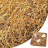 Funstreet 2LB Crinkle Cut Paper Shredded Paper Filler Gold Confetti Shreds for Gift Baskets Gift Box
