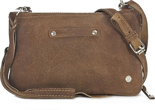 Tyoulip Sisters, Damen, Handtaschen, Umhängetaschen, Clutch, Unterarmtaschen, Braun, 20 x 13,5 x 2 cm (B x H x T)