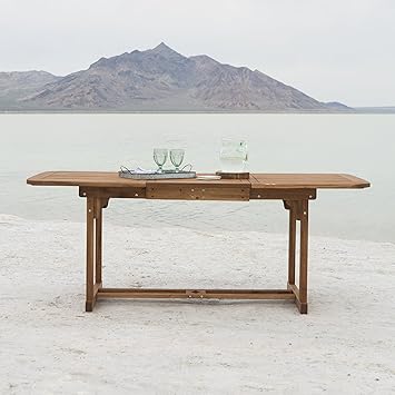 Amazon.com : Walker Edi Furniture Company Solid Acacia Wood Patio ...