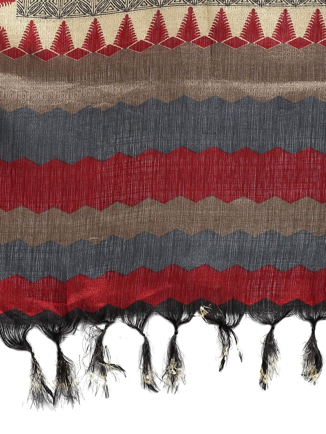 applecreation women's khadi silk dupatts with jhallar (freesize_multi-coloured_khdpt105a)