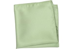 ZENXUS Solid Pocket Square for Men