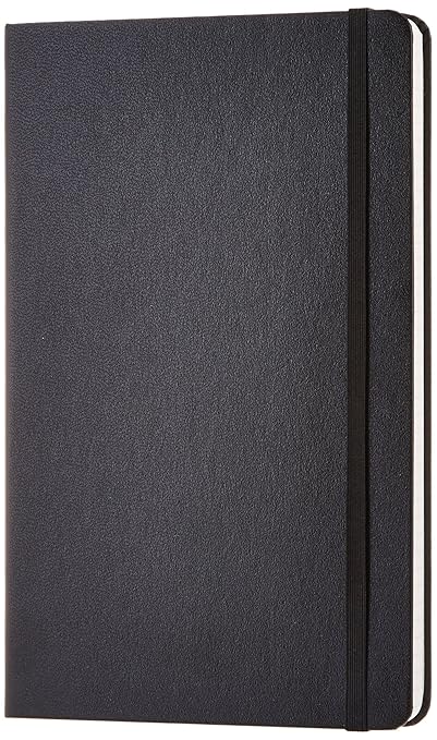 AmazonBasics Notizbuch, klassisches Design, groß, kariert