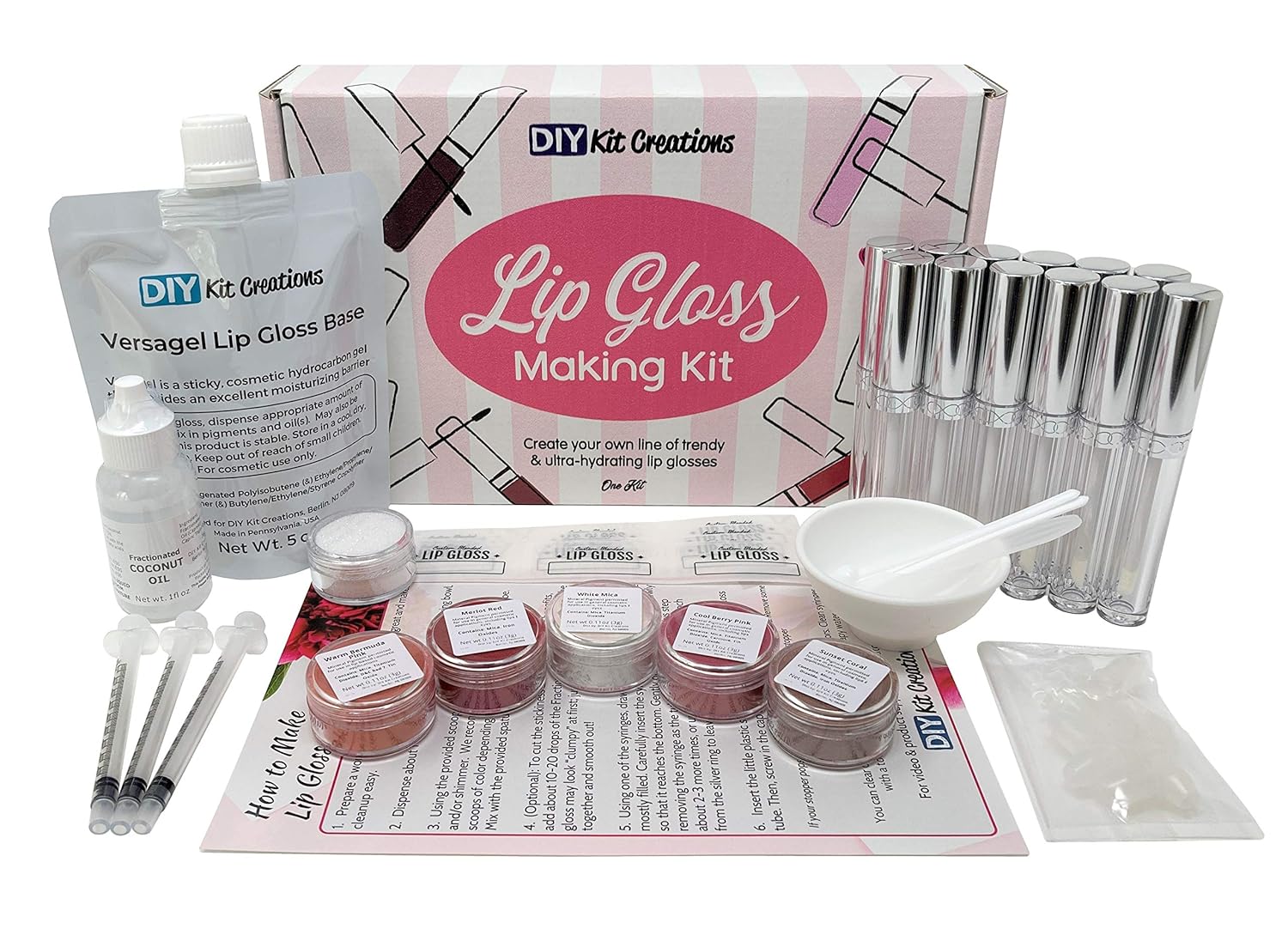 Deluxe DIY Lip Gloss Making Kit 