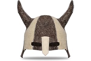 SHSH TRADE GROUP Wool Banya Hat for Men Knight Finnish Sauna Hat Viking Sauna Hat for Men, Sauna Cap for Men Felt Sauna Hat Russian Ukrainian Sauna Hat Wool