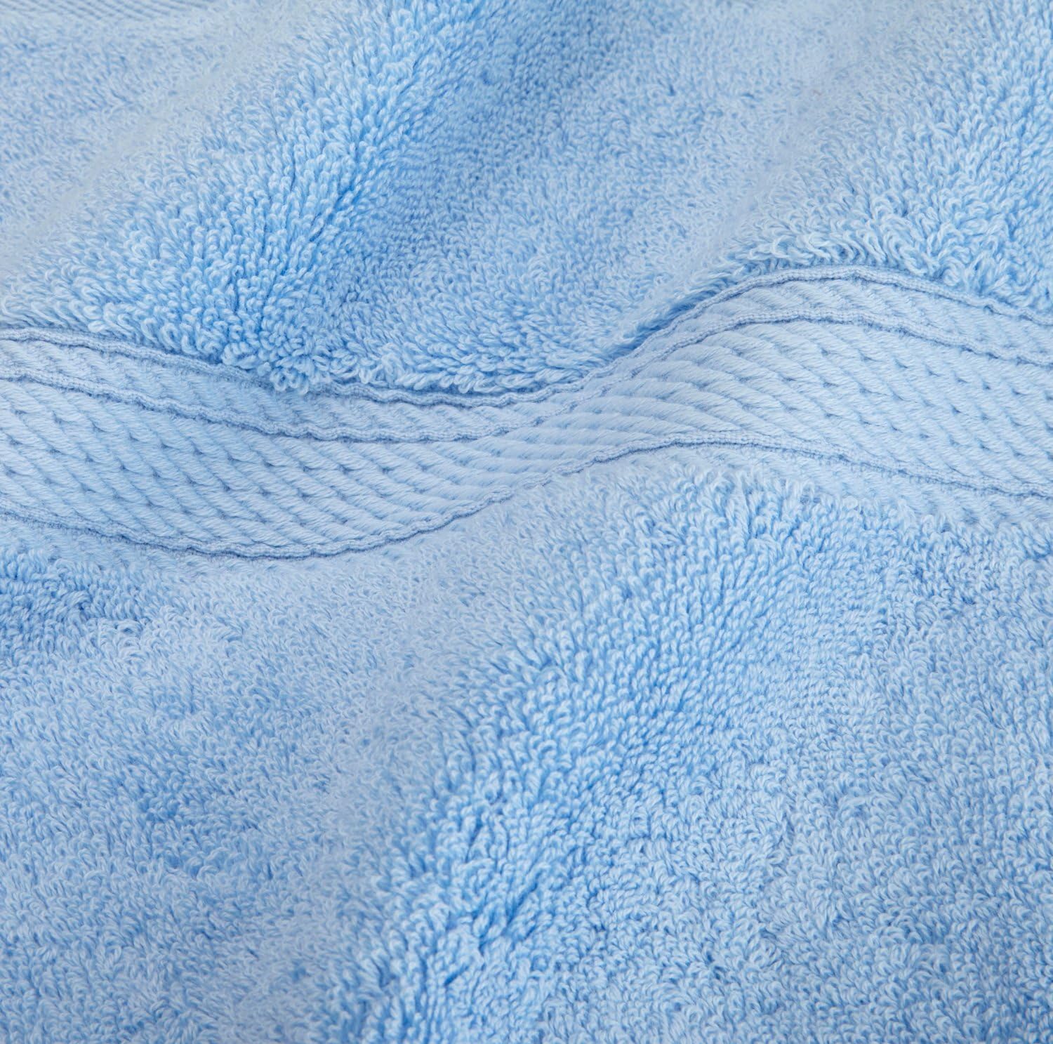 SUPERIOR Solid Egyptian Cotton 6-Piece Towel Set: Home & Kitchen