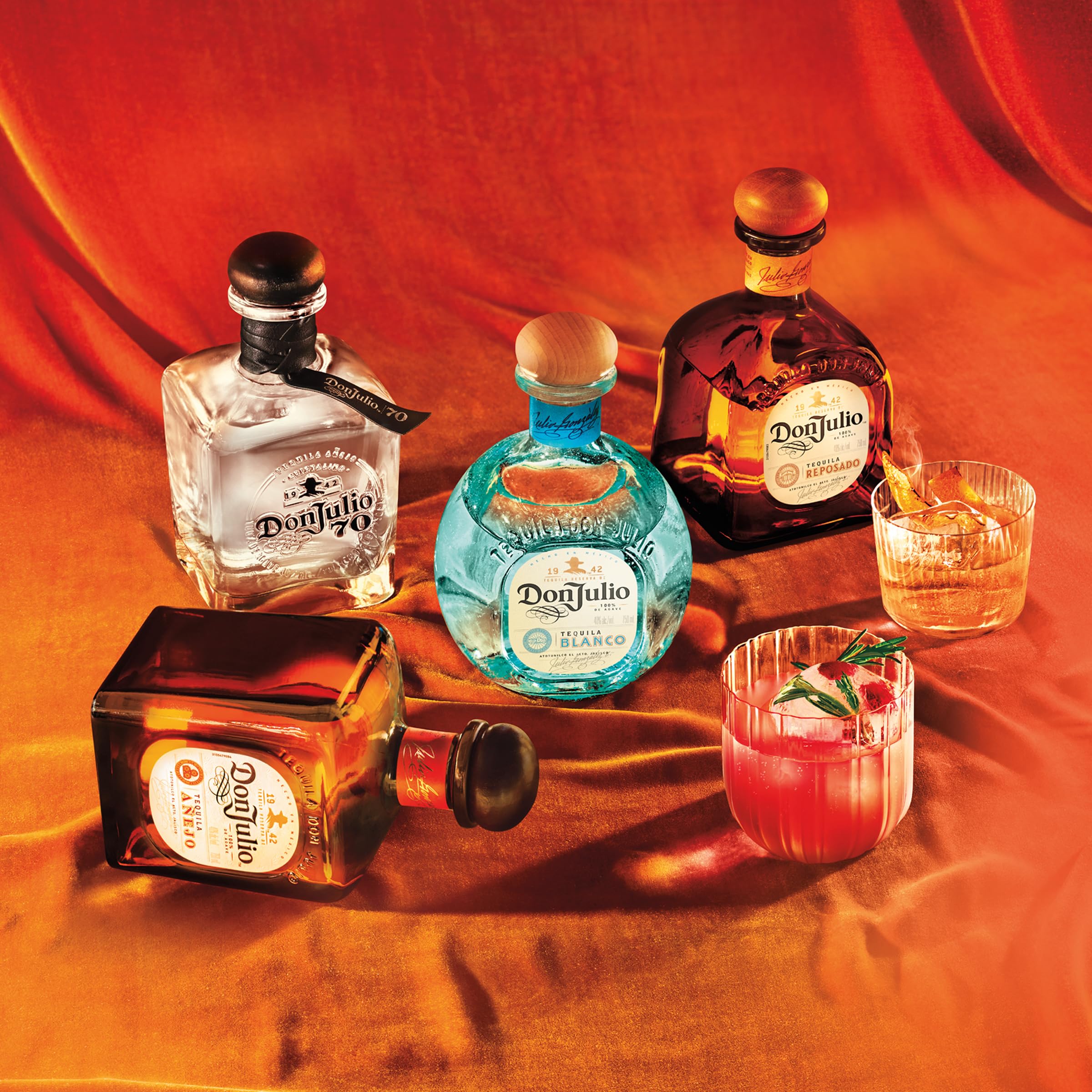 Don Julio Reposado, Premium Tequila aus Jalisco, Mexiko, 100 % blaue Agave, 8 Monate im Eichenfass gereift, pur, als Paloma- und Margarita-Cocktail, 38 % Vol, Einzelflasche, 700 ml 6