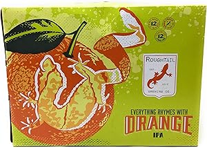 Roughtail Brewing Co, IPA Everything Rhymes With Orange, 12pk, 12 Fl Oz Cans