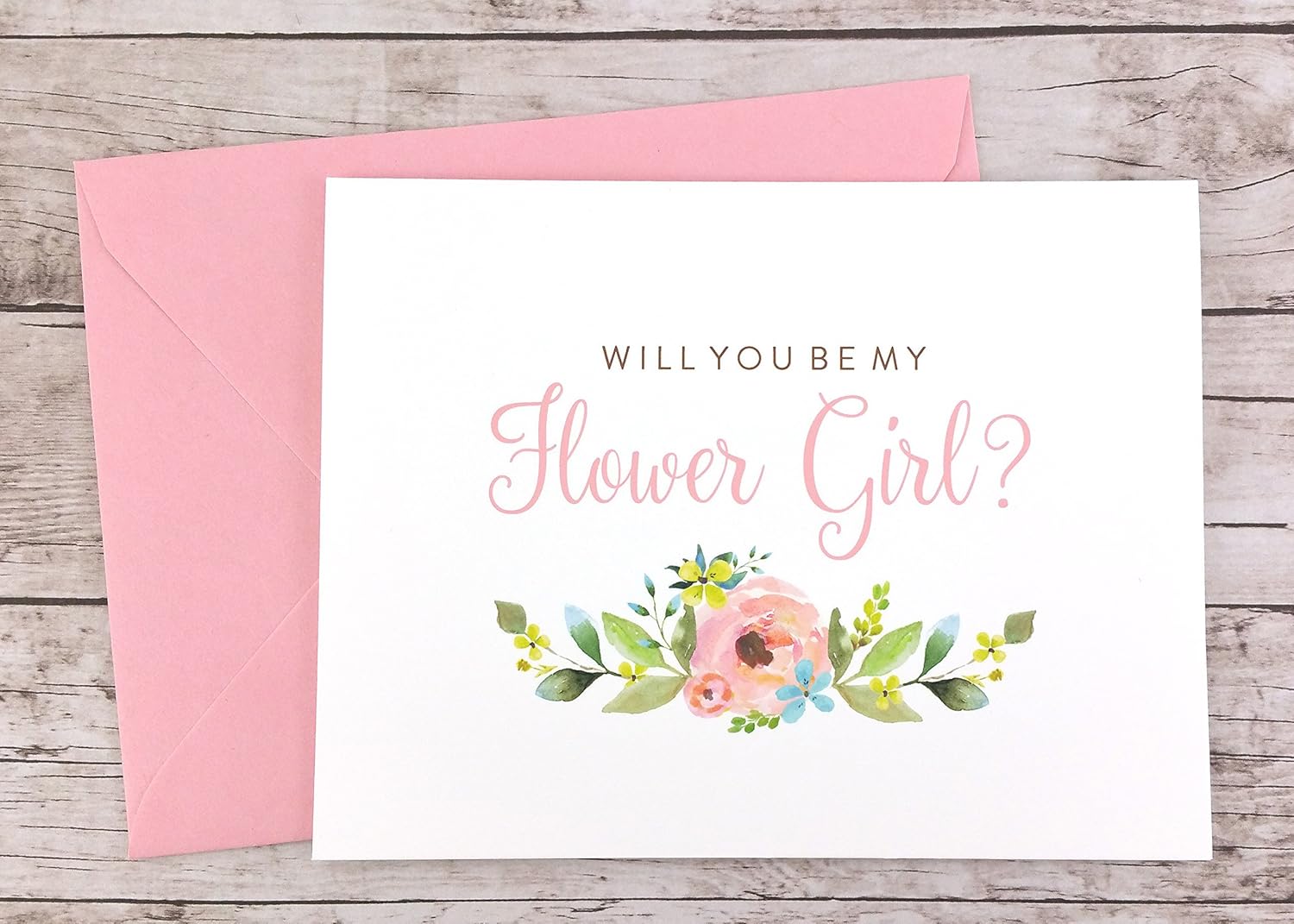 would you be my flower girl