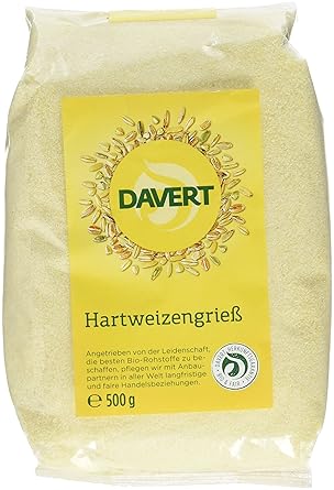 Davert Hartweizengrieß, 1er Pack (1 x 500 g) - Bio