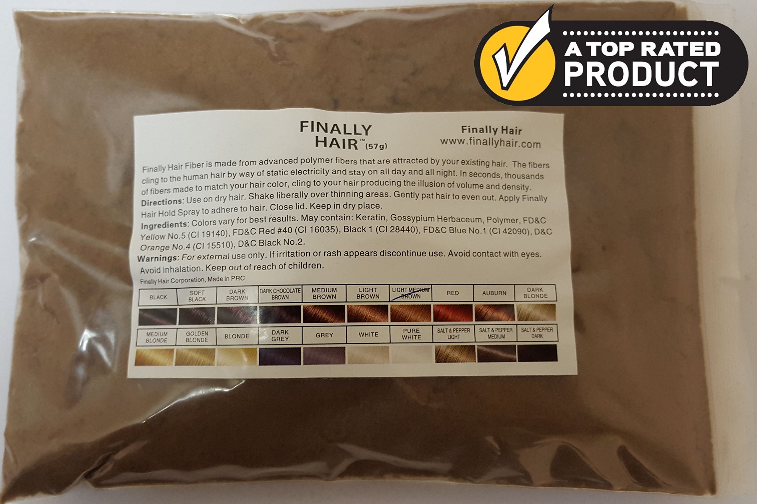 Buy Hair Building Fibers 57 Grams. Highest Grade Refill That You Can