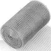 Valchoose 5&rdquo;X 30 Ft Stainless Steel Mesh, Upgraded Wire Mesh Gap Blocker | Double Layer Rust Resistant Stainless Steel Wool, Flexible Metal Mesh Roll for Garden House and Diy, Rodent Barrier