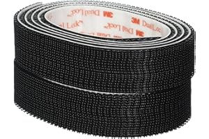 Scotch Extreme Fasteners by 3M, 1" x 4ft Heavy Duty Reclosable Fastener Roll, Industrial Strength Dual Lock Tape for Indoor/Outdoor Use, Weatherproof Adhesive, Holds Up to 10 lbs, Black