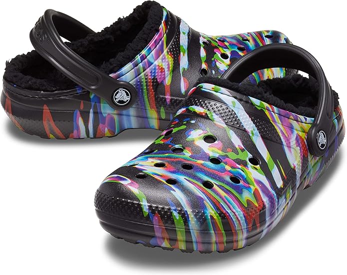 Crocs Classic Lined Tie Dye Clog Mules & Clogs