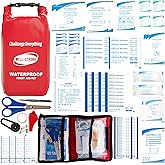 WELL-STRONG Waterproof Marine First Aid Kit 210Pcs - Emergency Boat Safety Supplies for Fishing, Kayaking with Roll Top Design
