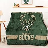 Northwest NBA Legion Raschel Throw, 50" x 60" Milwaukee Bucks