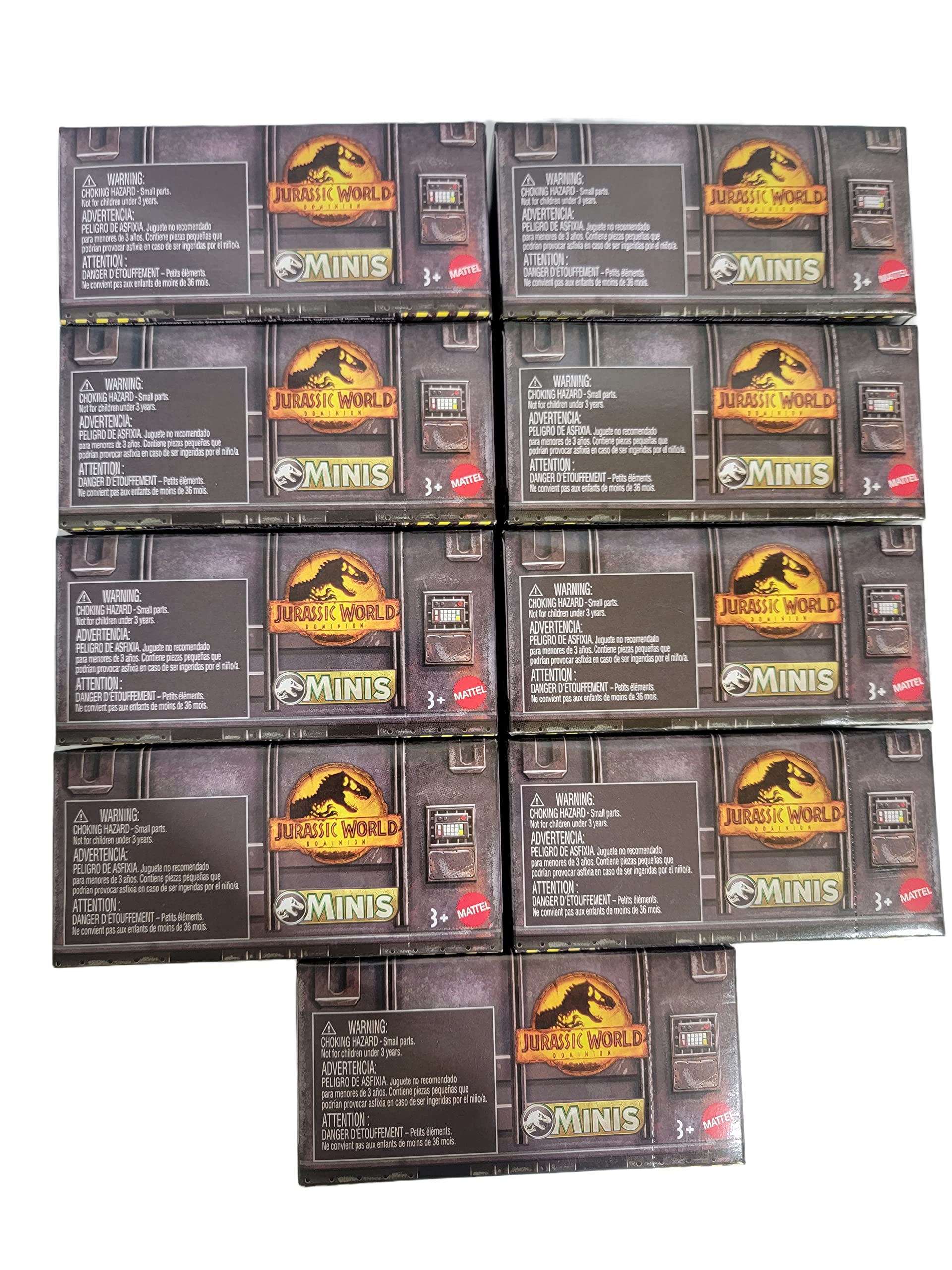 Jurassic World Dominion Minis GWP38-956C Release Complete Set of 9 Surprise Packs