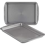 Circulon Nonstick Bakeware Set, Nonstick Cookie Sheet / Baking Sheet - 2 Piece, Gray