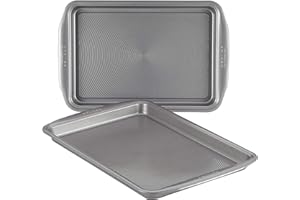 Circulon Nonstick Bakeware Set, Nonstick Cookie Sheet / Baking Sheet - 2 Piece, Gray