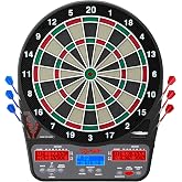 Viper by GLD Products 850 Electronic Soft Tip Dart Board, Automatic Scoring | 15.5 Inch Regulation Target Face, 50 Games, 470 Options, 1-8 Players, 6 Darts Included, Ultra-Thin Spider, For Adults