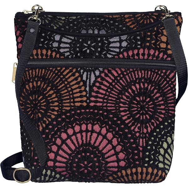 DANNY K. Multi Color Tapestry Fabric Backpack Shoulder Bag with Zip Straps Capri Backpack - Tapestry Fabric Handbags & Accessories  main image 4