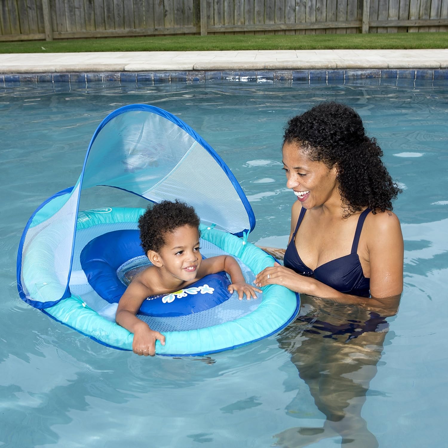 amazon baby float with canopy