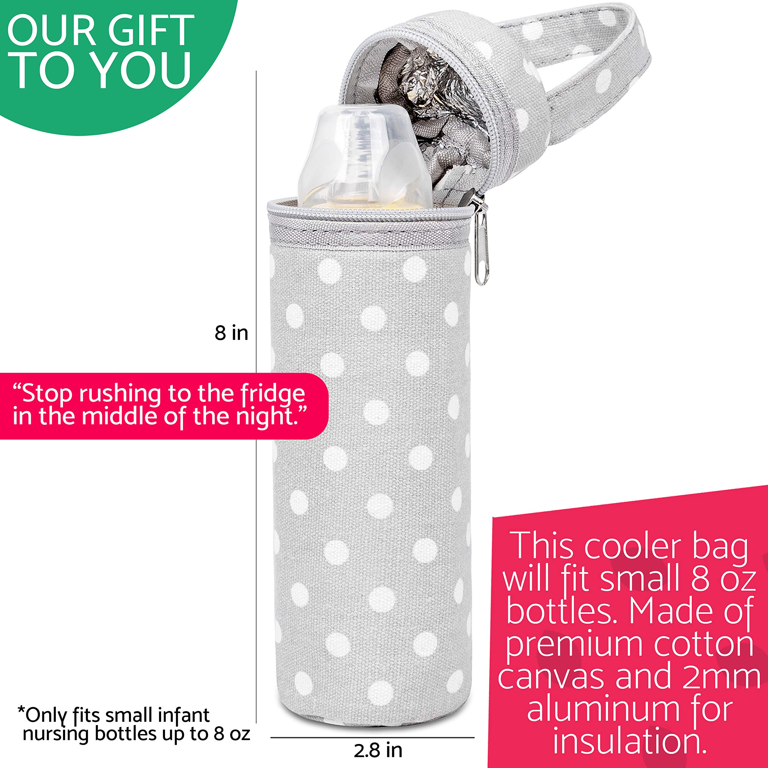 Baby Diaper Caddy Organizer Changing Table Nursery Basket | Premium Cotton Canvas Large Storage Bin | Sweet Carling\'s Portable Tote Bag For Diapers and More | Shower Registry For Boys and Girls