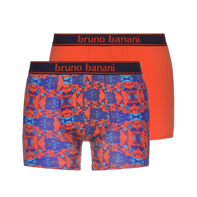 bruno banani Herren Boxershorts Short Stained, 2er Pack