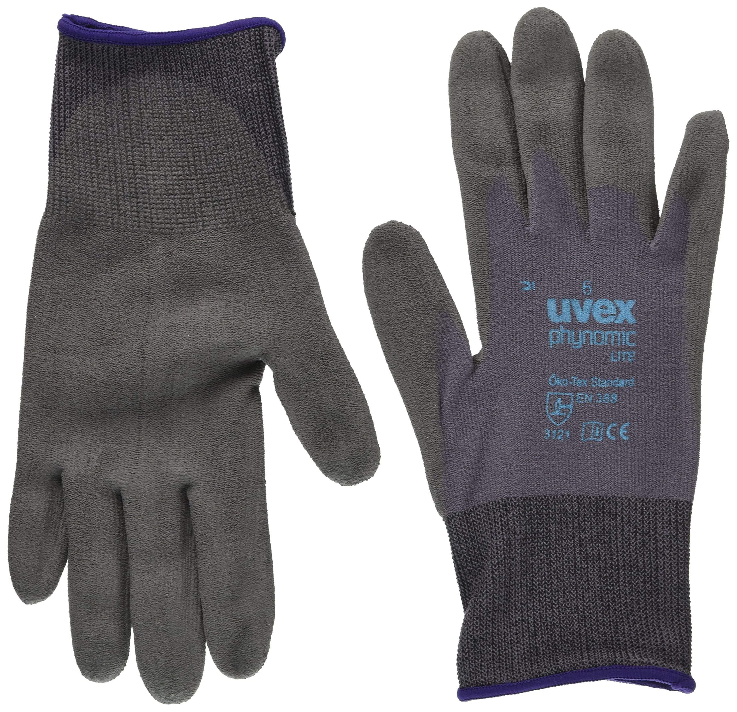 Uvex 600406 Phynomic Lite Glove, Size 06