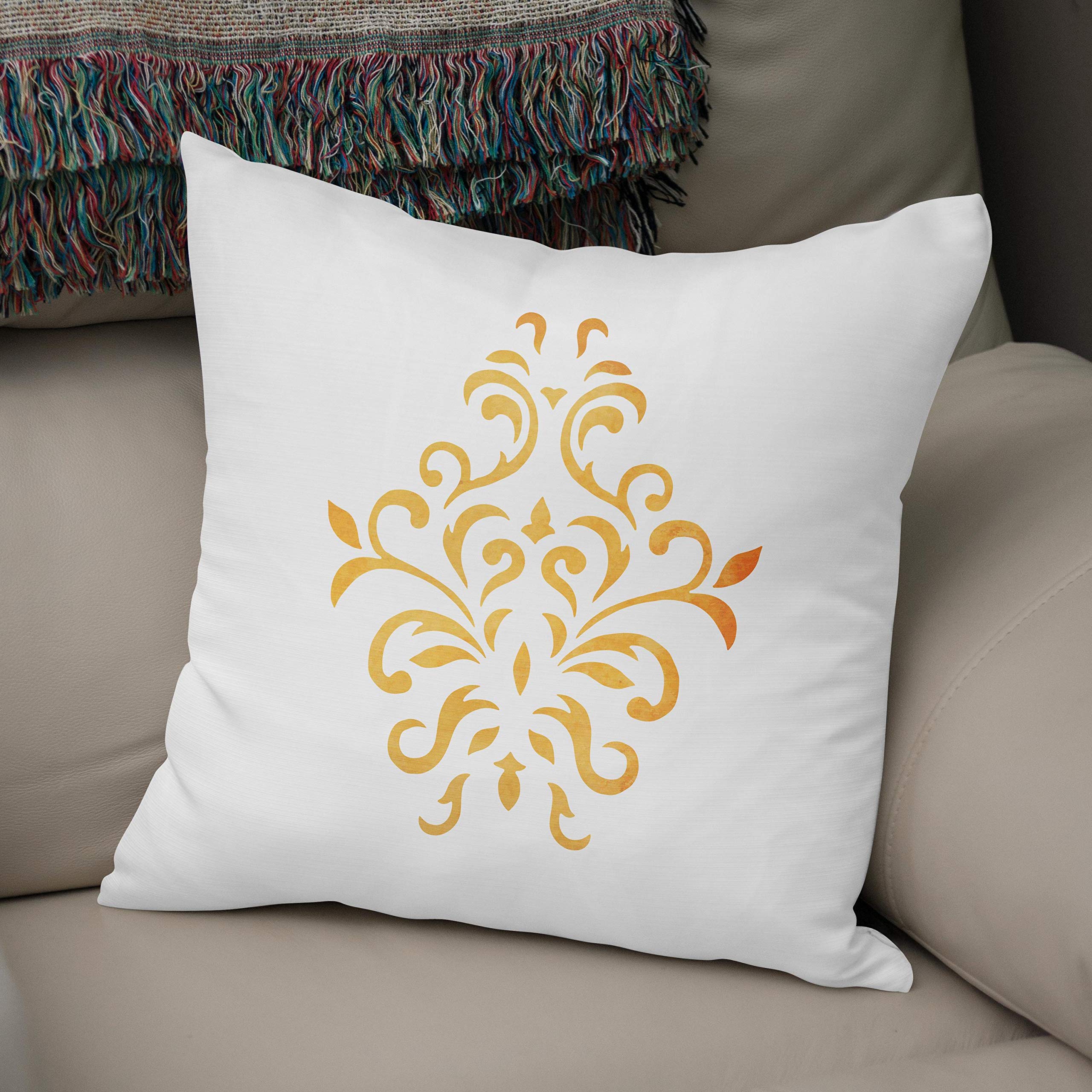 Bonamaison, Decorative Cushion Cover - 50% Cotton 50% Polyester - 43x43cm - Designed and Manufactured in Turkey