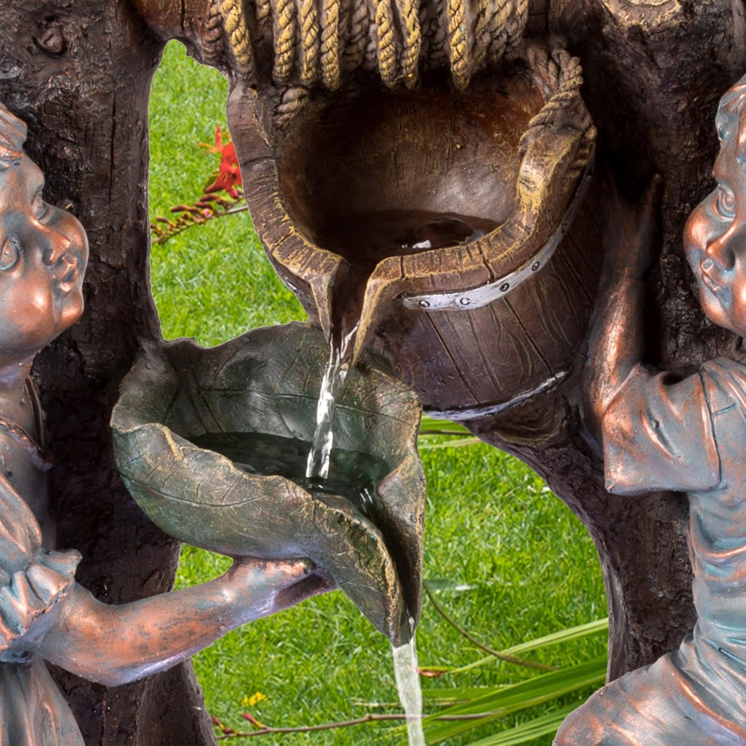 Pure Garden 50-201 Well Water Fountain : Garden & Outdoor
