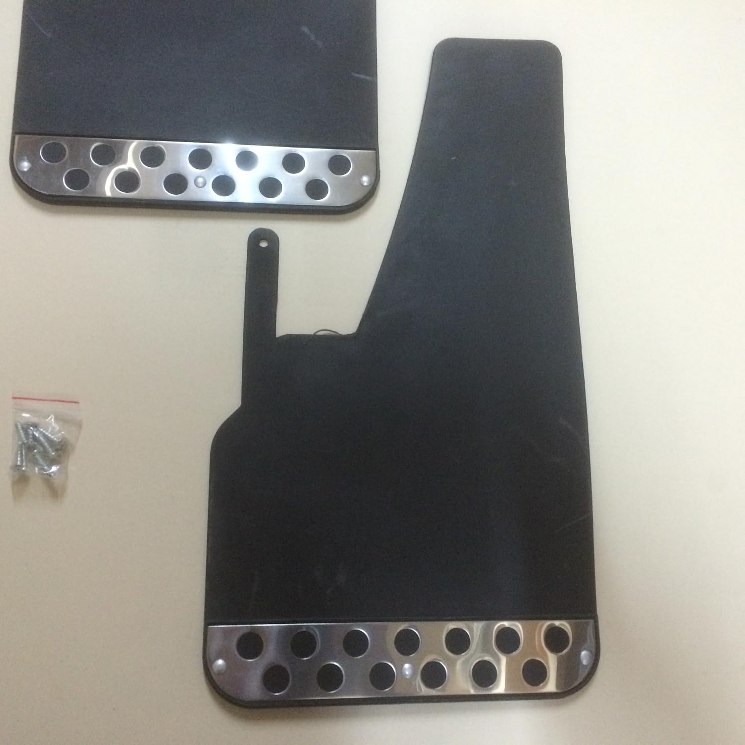 MSA Rally Mudflaps Black X 4 - Universal Fit Mudflaps, RED - Image 3