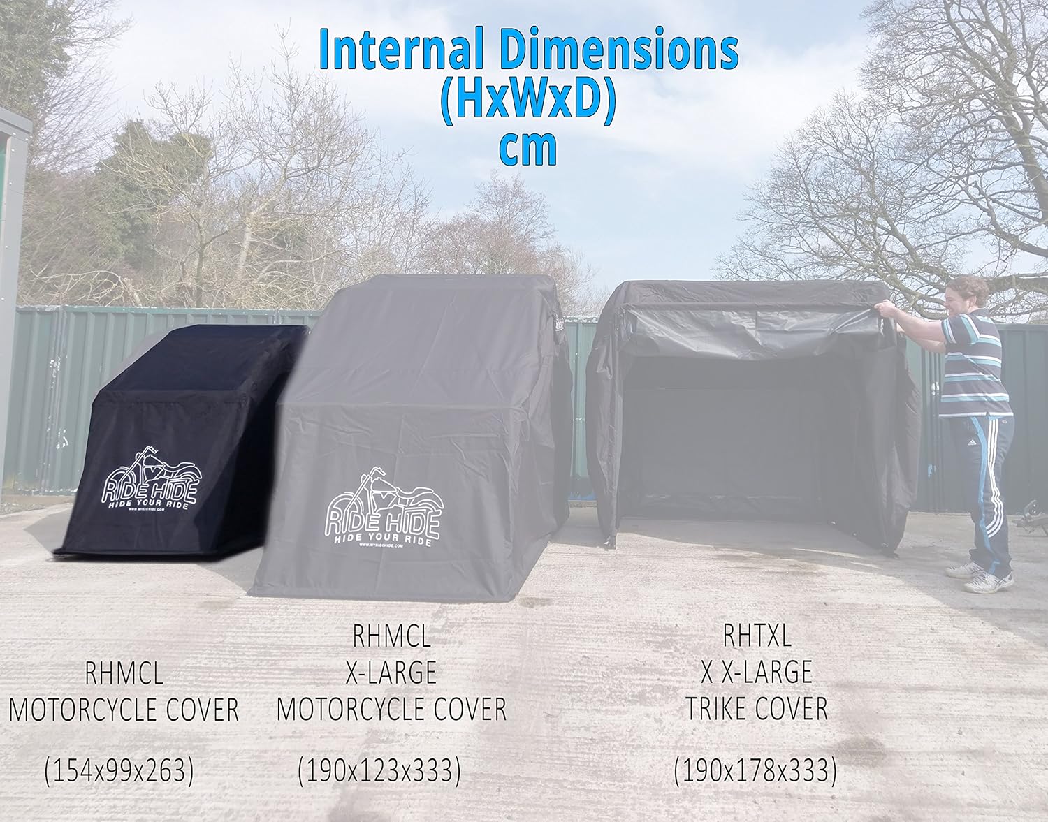 ridehide breathable motorcycle cover