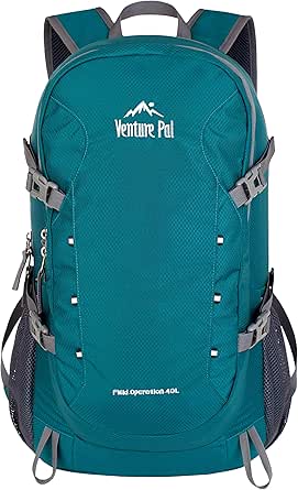 Venture Pal 40L Lightweight Packable Travel Hiking Backpack Daypack