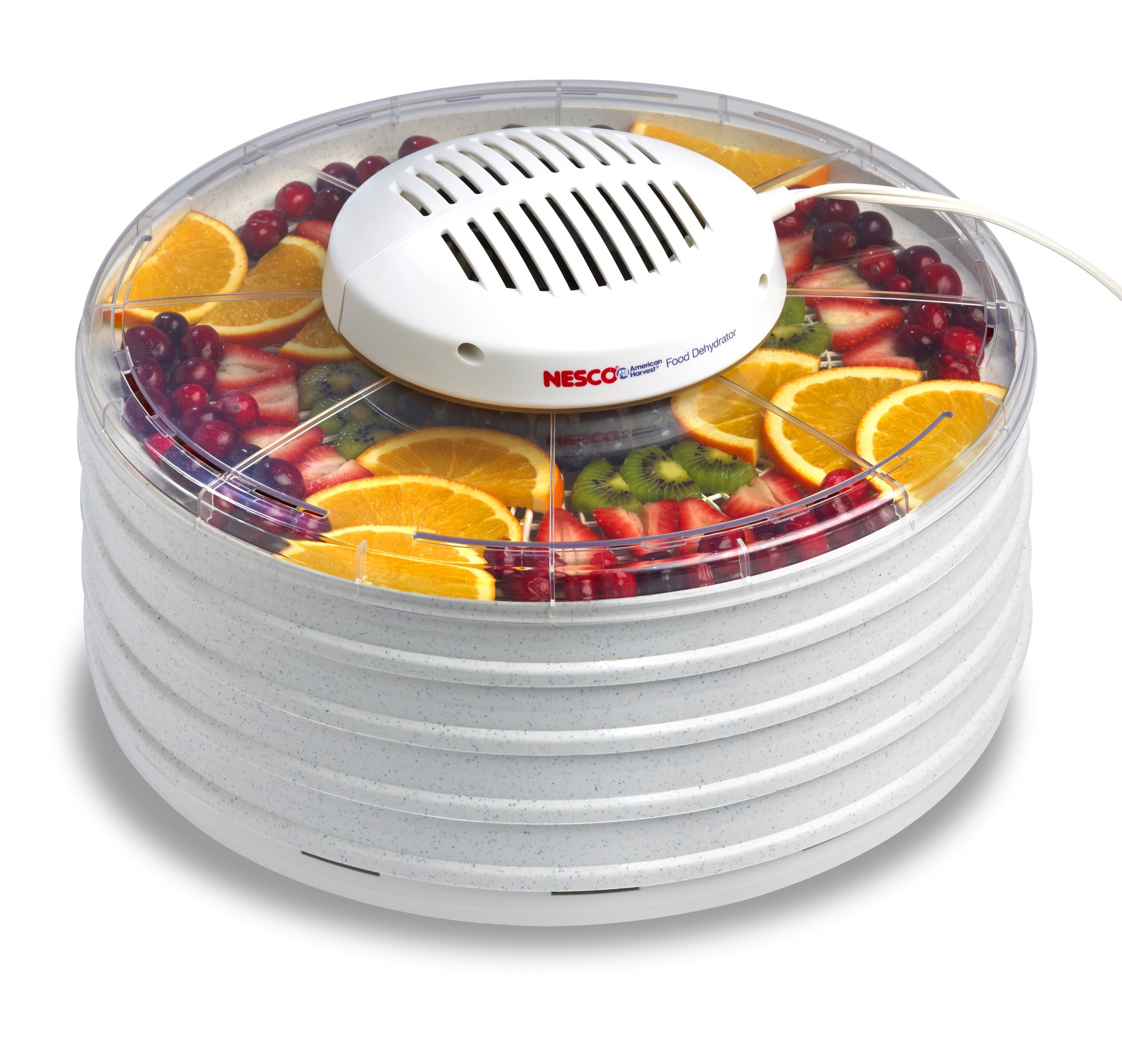 NESCO Food Dehydrator, 4 Trays, Speckled White