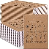 Humyoun 60 Pcs Christian Gift Bulk Mini Christian Notebook Wildflower Bible Verse Notepad Inspirational Prayer Journal Bulk Religious Gifts for Church Members Men Women Teacher Nurse