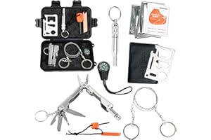YaeTact Survival Kit, Outdoor Emergency Gear Survival Kit for Camping Hiking Travelling Hunting or Adventures