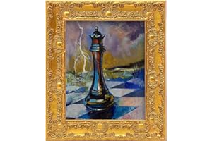 CANFRAVAS 12x16 Canvas Frame, Gold Antique Ornate Floater Frames for Canvas Paintings, Solid Wood Plein Air Floater Frame, Oil Painting Frames (Gold,12"x16")