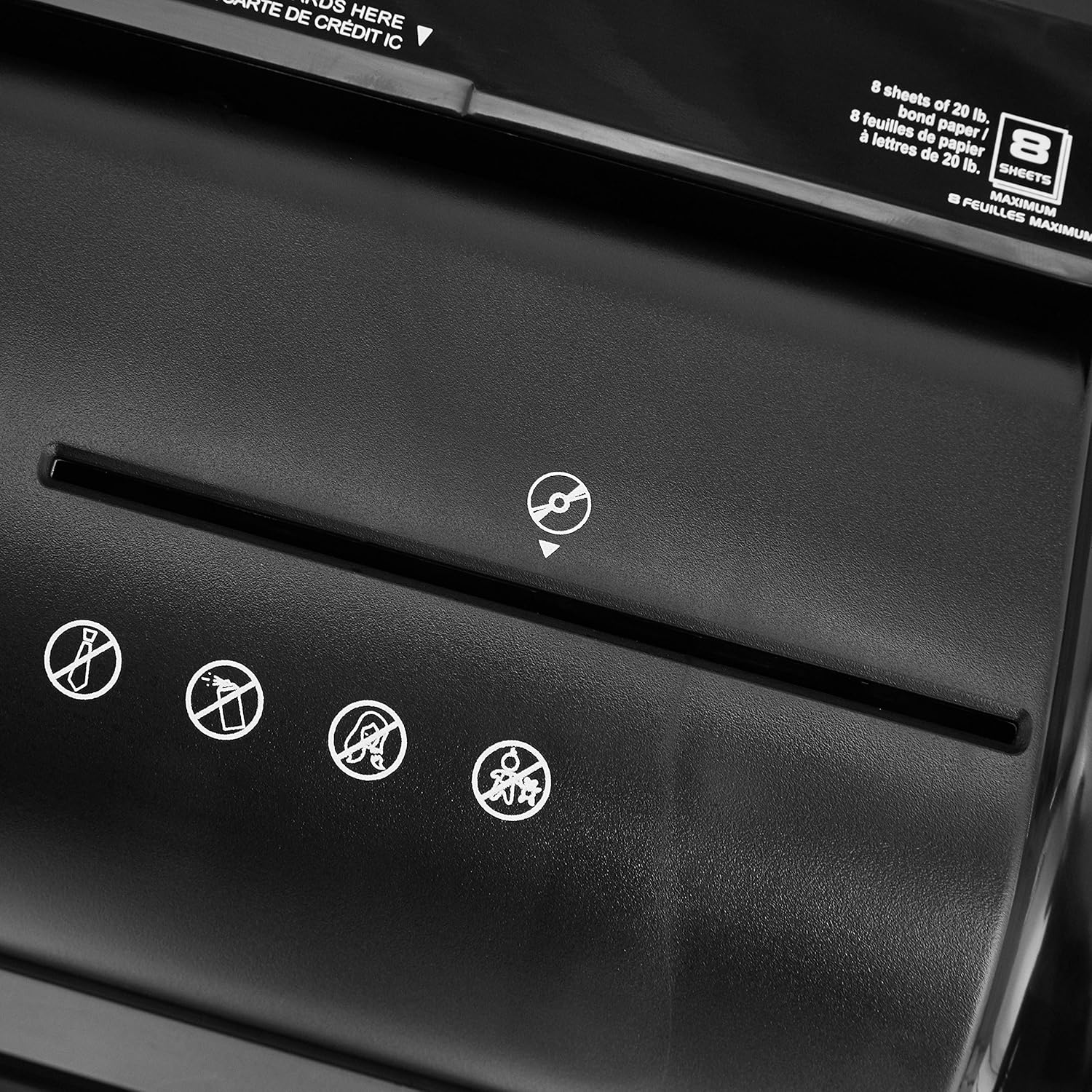 Basics 8-Sheet High-Security Micro-Cut Shredder with Pullout Basket: Electronics