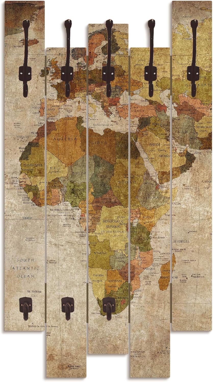 Artland Wandgarderobe Holz Design Mit 5 Haken Garderobe Mit Motiv 45x140 Cm Natur Landschaft Wald Bach Herbst Sonne Grun T9io Wandgarderoben Kuche Haushalt Wohnen Ayurvedanetworkbhu Com