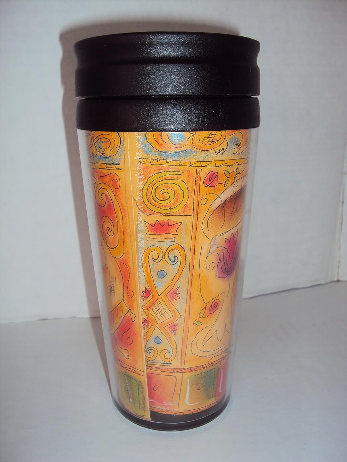 Panera Bread Travel Coffee Mug 16 Ounce Refillable Tumbler