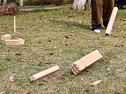 Kubb Game Set Kubbs Lawn Toss Games Includes Carry