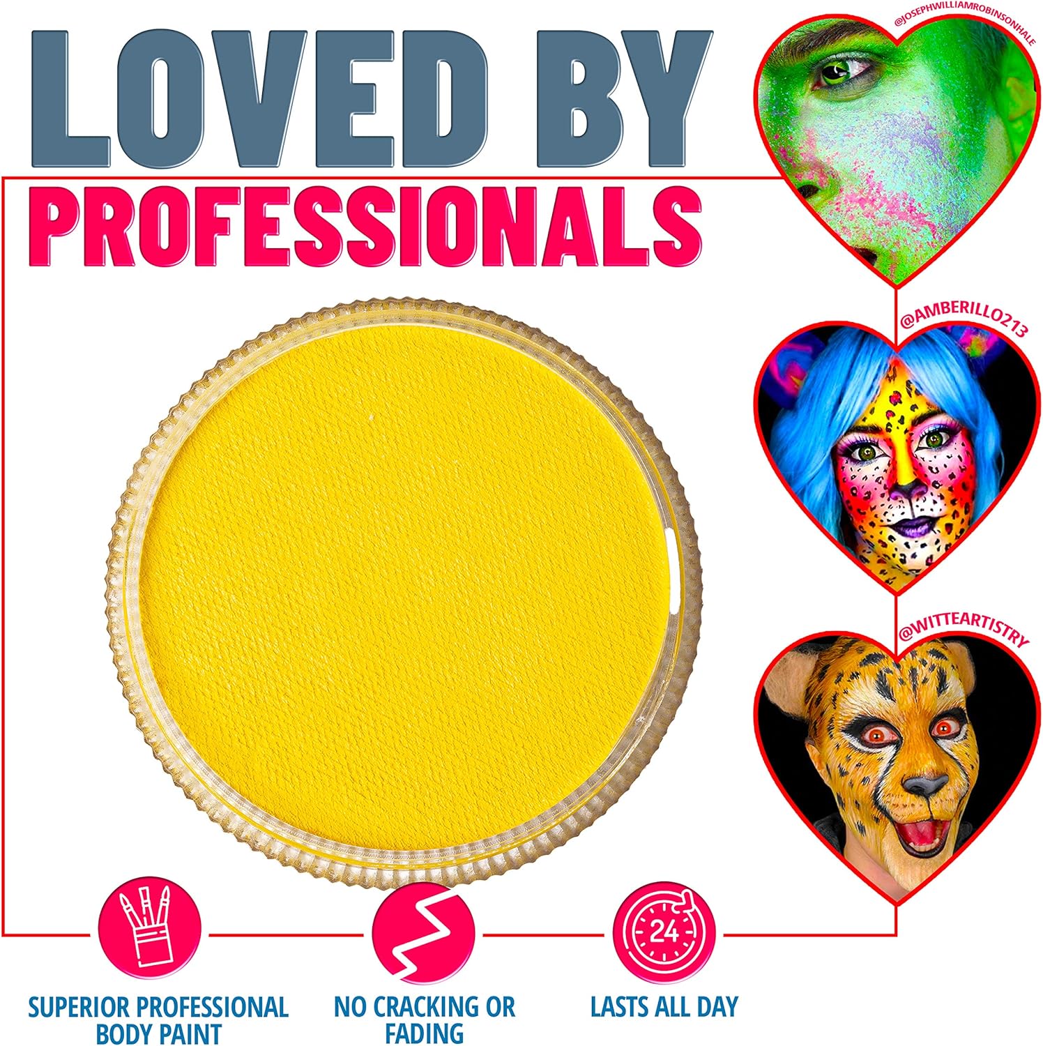 Blue Squid PRO Face Paint, Professional Water Based Single Cake Facepaint & Body Paints, SFX Makeup - Image 3