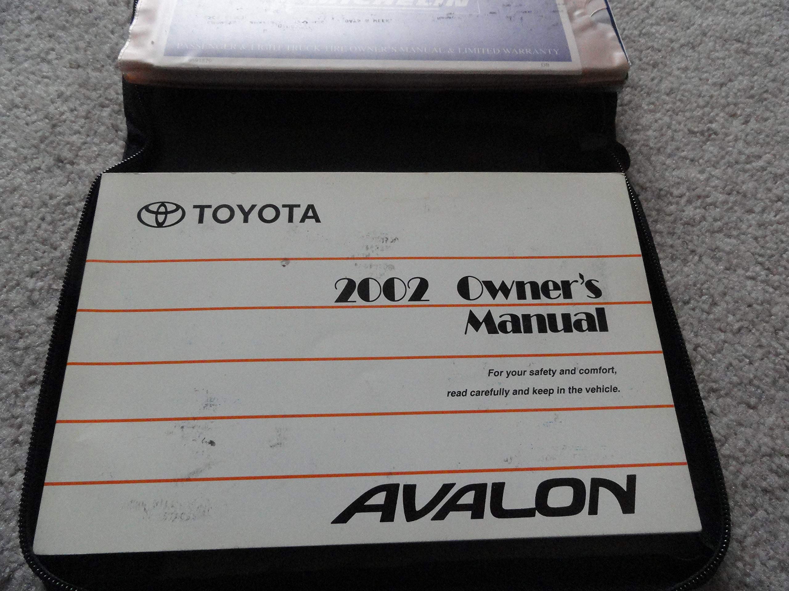 2002 Toyota Avalon Owners Manual 308 Pages Books