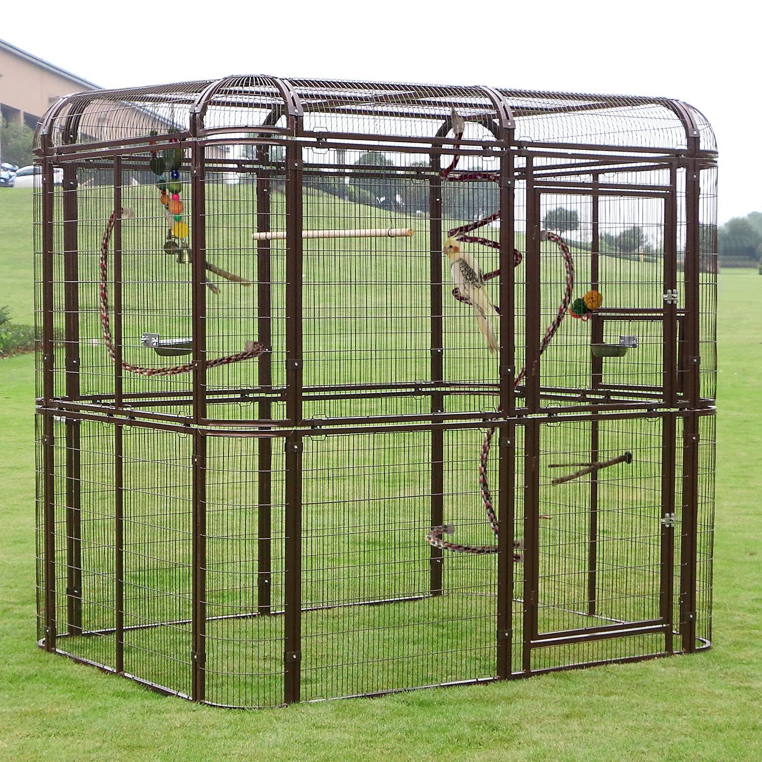 Photo 1 of  box 1 and 2 only ----  wonline Parrot Cages for Large Birds Outdoor Extra Large Bird Cage with Bird Cage and Perch, Suitable for Macaws Canaries Parrots Budgie Lovebirds