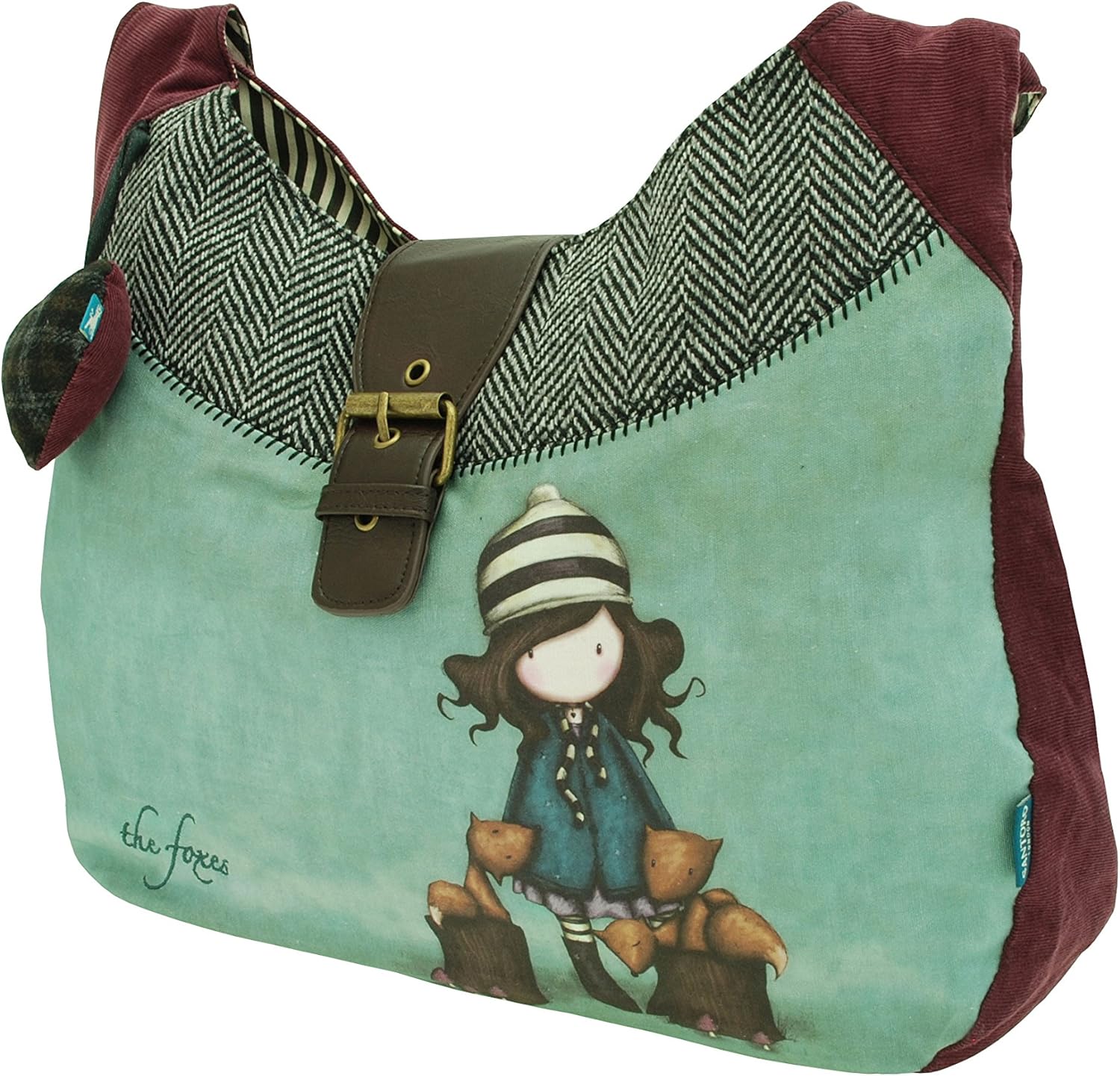 Santoro London Gorjuss Slouchy Bag The Foxes Handbag